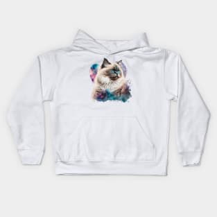 Bundle of love - Ragdoll cat, Purr-fect valentine gift for the feline-loving pet lover! Kids Hoodie